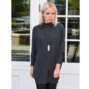 THML Mock Neck Cocoon Sweater from Anthro